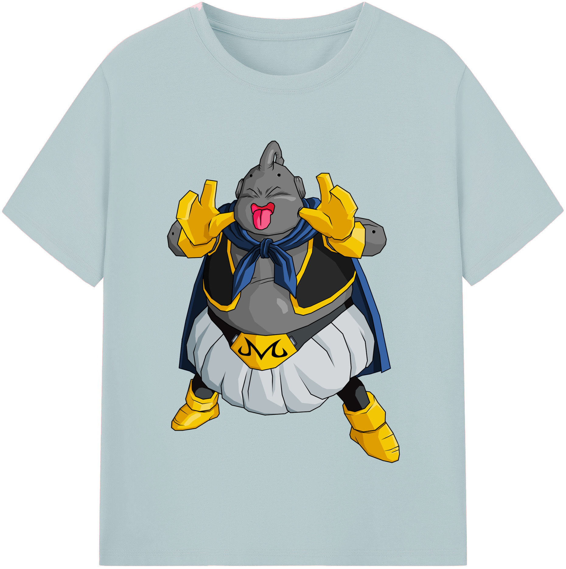 （画像用） ドラゴンボール 魔人ブウ DRAGON BALL Majin Buu 綿100％半袖Tシャツ（フロントプリント）